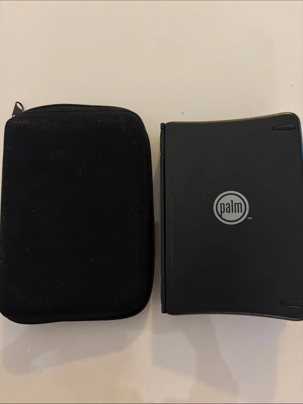 Palm Pilot Folding Portable Black Keyboard with Travel Case